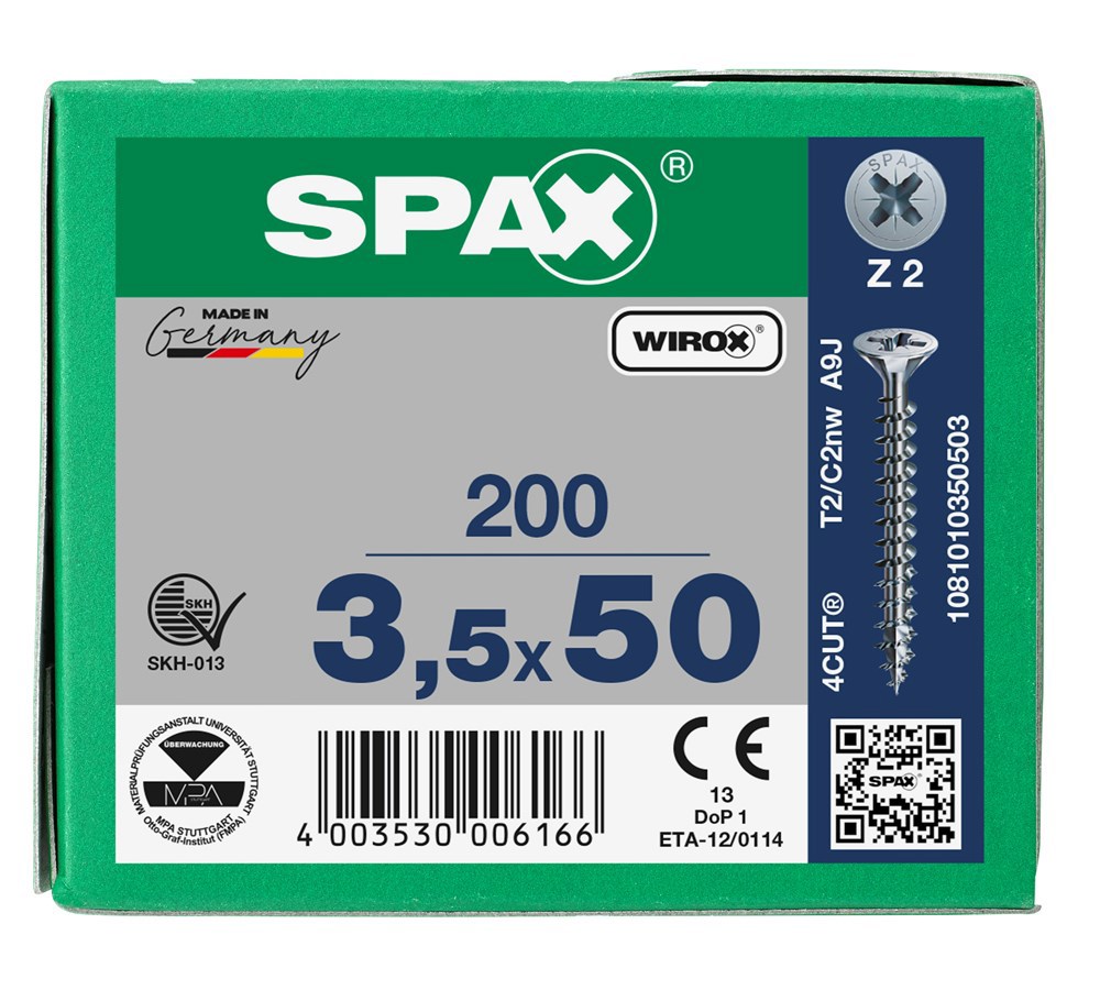spaanplaatschroef wirox spax-7