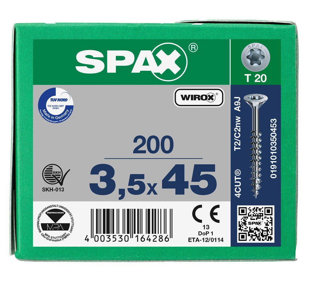 spaanplaatschroef wirox spax-7