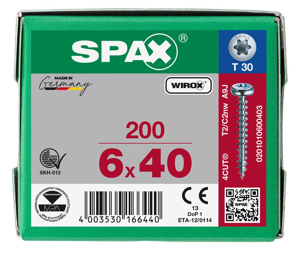 spaanplaatschroef wirox spax-7