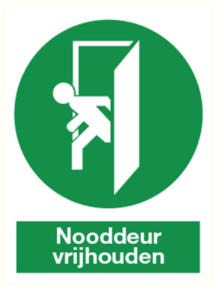 sticker vinyl groen/wit