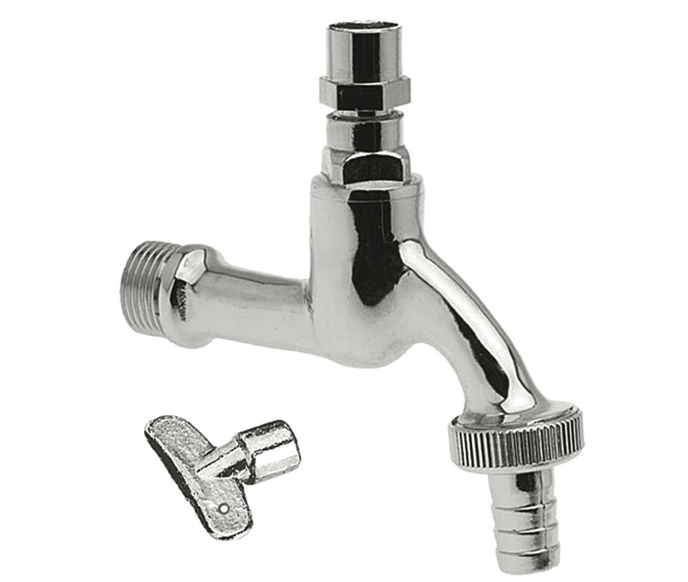 slangwartelkraan chroom