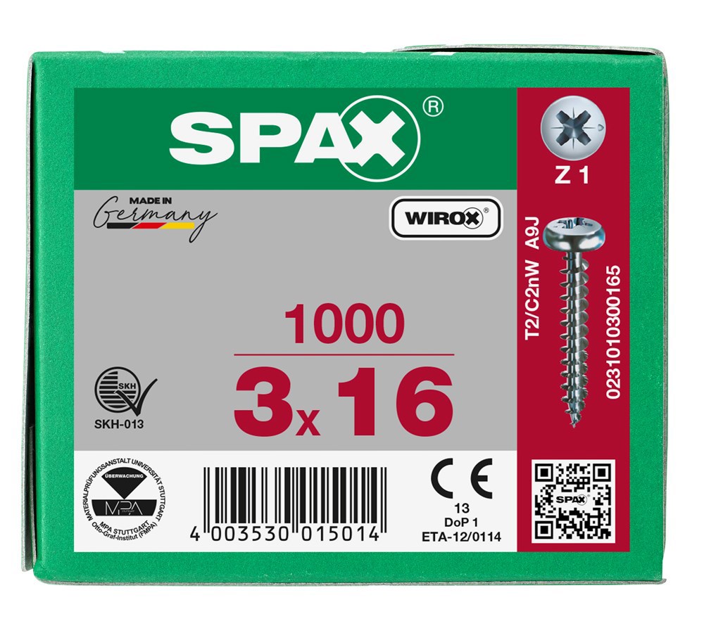 spaanplaatschroef wirox spax-7
