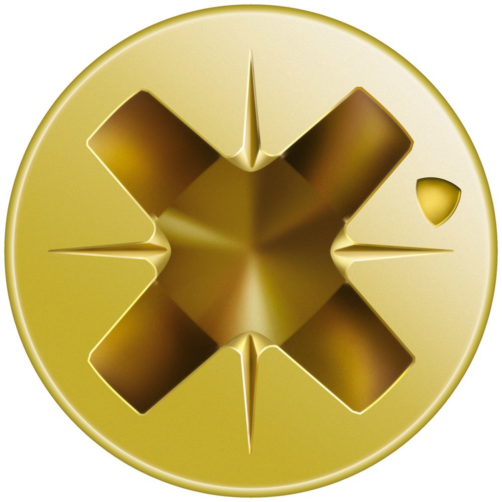 glaslatschroef geel verzinkt spax-3