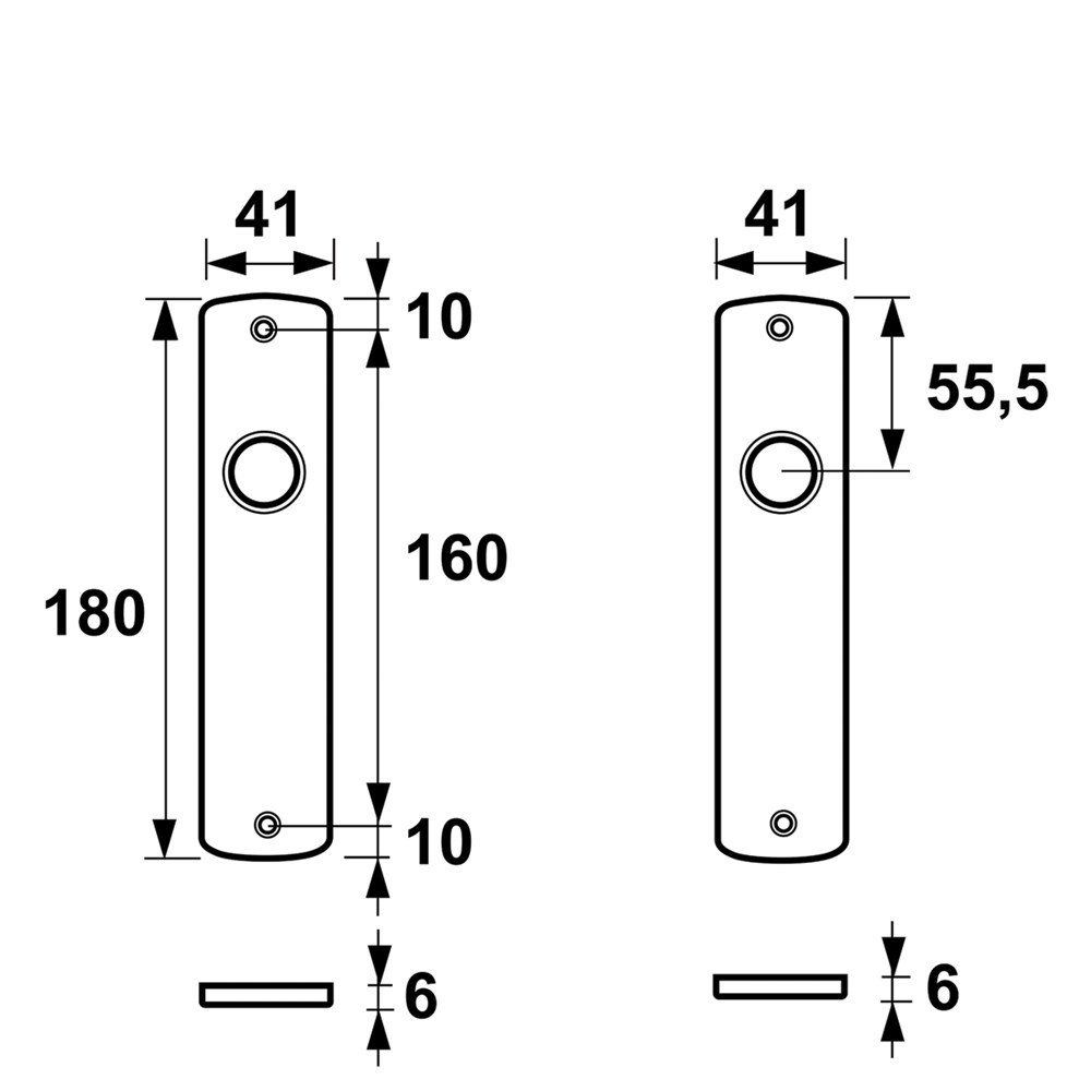 kortschild aluminium f1 axa-4