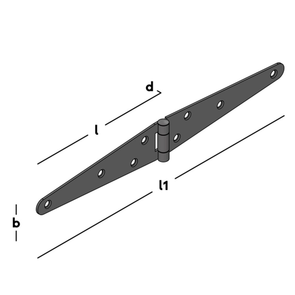 staartheng zwart epz-3