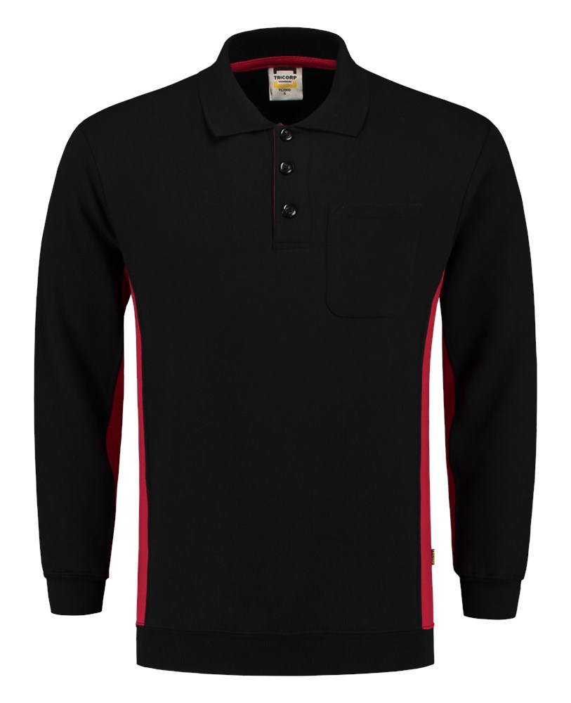 polosweater bicolor borstzak tricorp-4