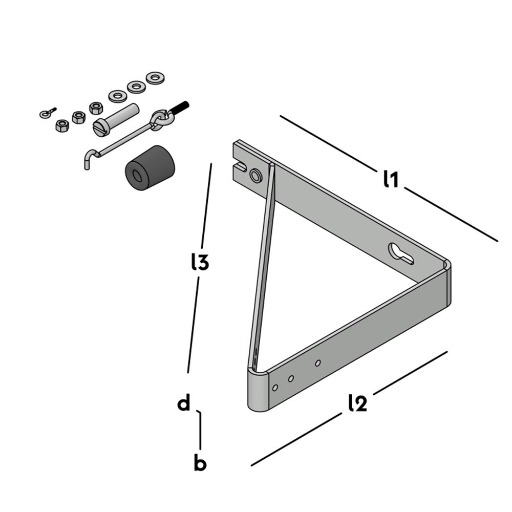 deuropvangbeugel haaks rvs a2-3