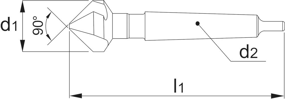 verzinkboor hss conisch phantom-3