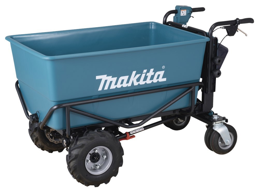 accu kruiwagen met laadbak makita