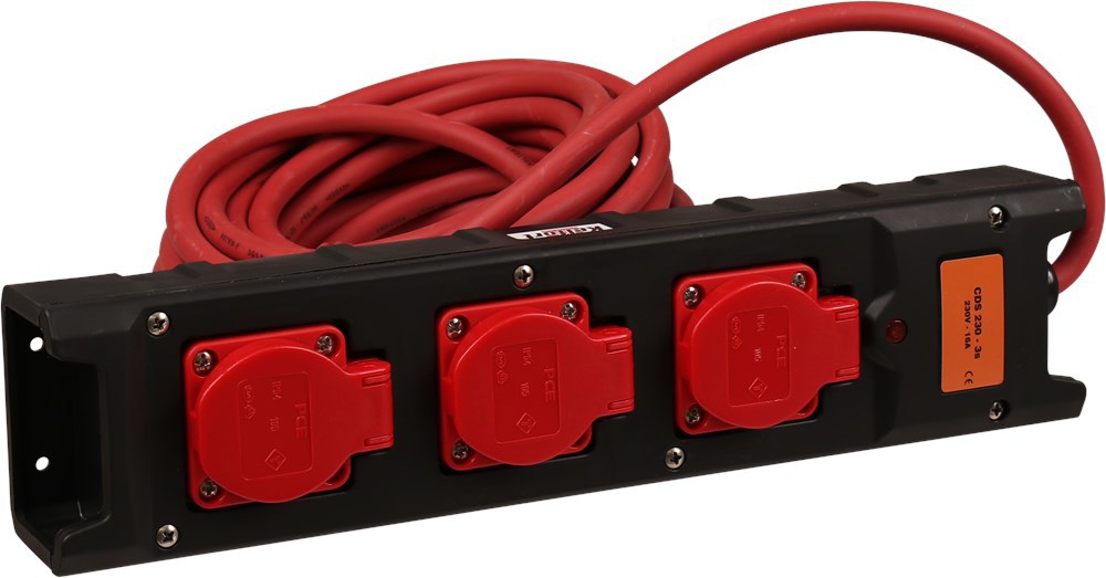 verdeelblok nylon 3-voudig met kabel-4