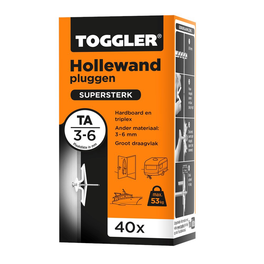 hollewandplug nylon toggler-3