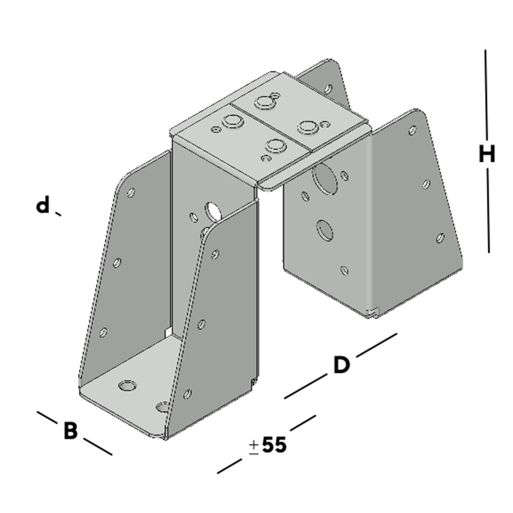 balkdrager gbs dubbel sv-4