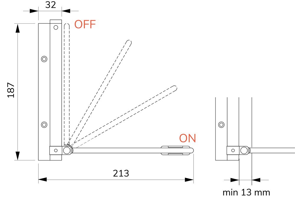 deursluiter met pen rvs zwart-3