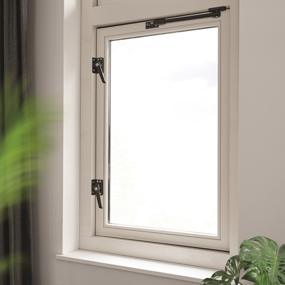 raamsluiting aluminium zwart axa-7