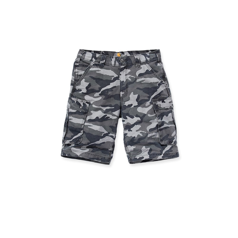 short rugged camo carhartt