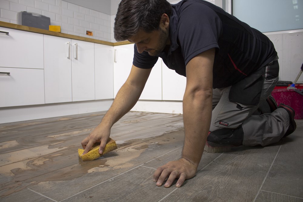 spons met schuurzijde rubi-6