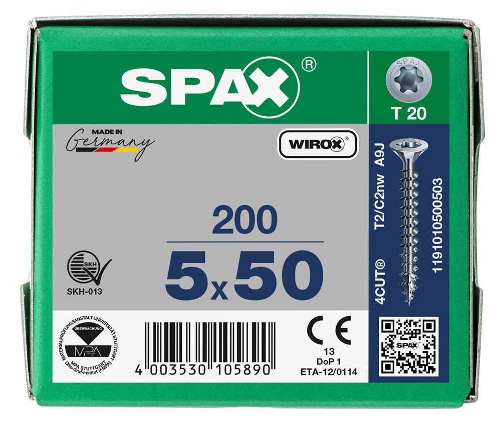 spaanplaatschroef wirox spax-7
