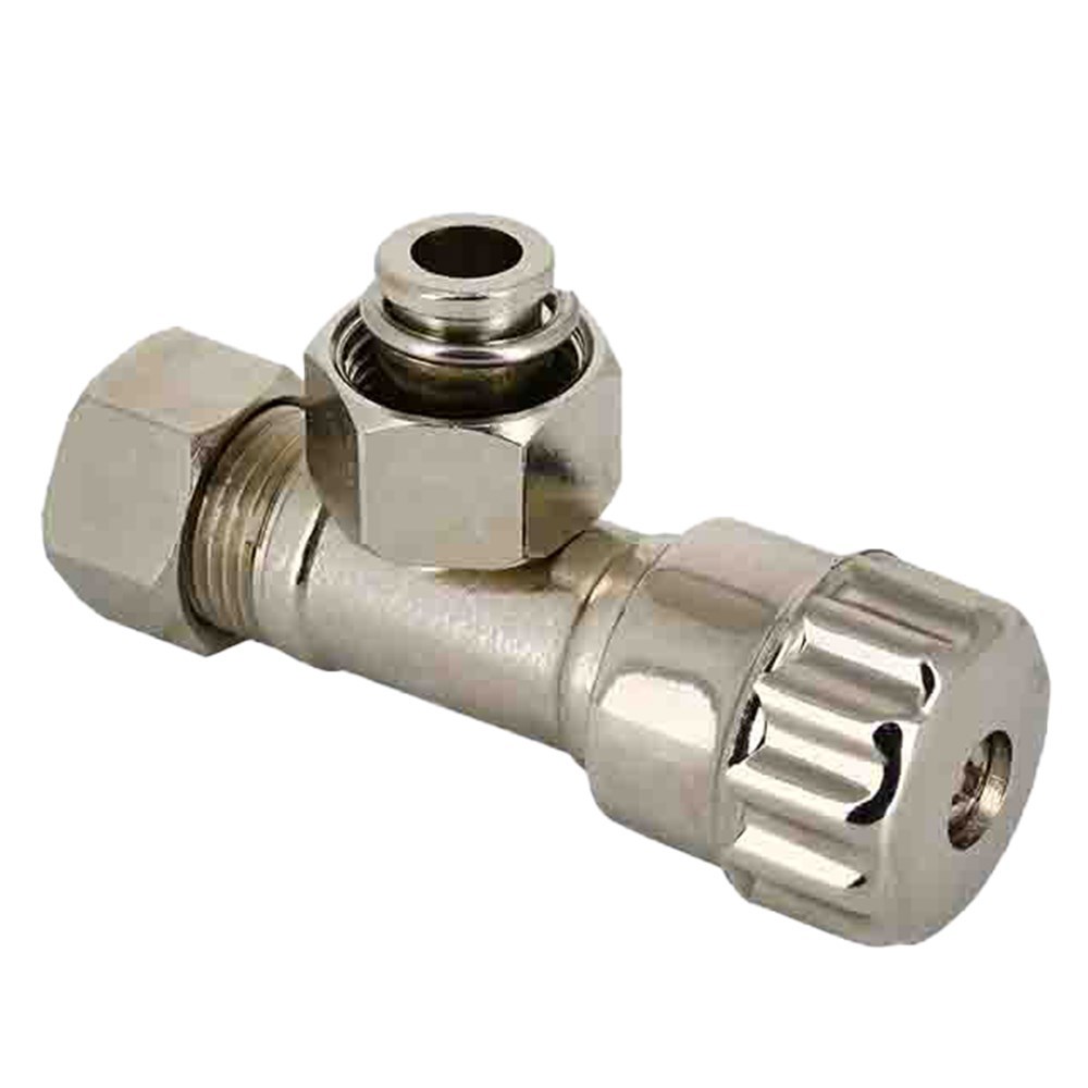 hoekstopkraan knel chroom