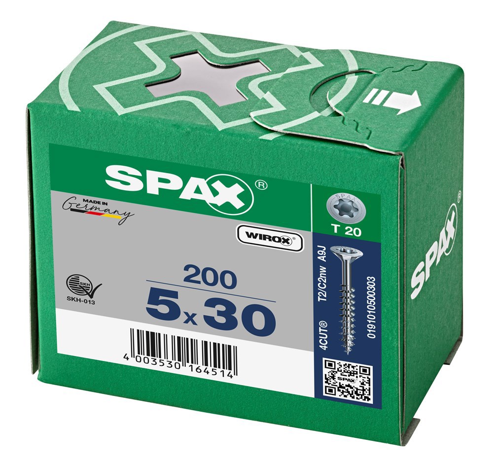 spaanplaatschroef wirox spax-6