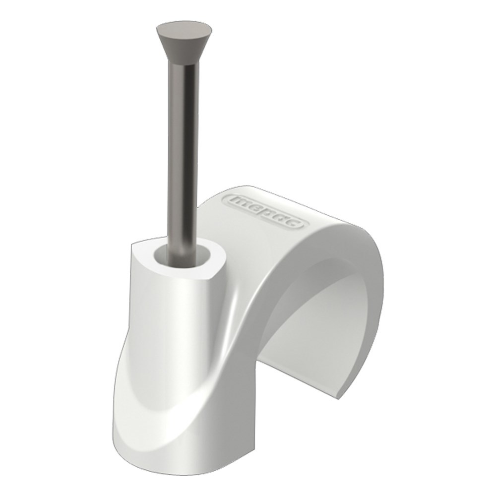 kabelclip rond kunststof mepac