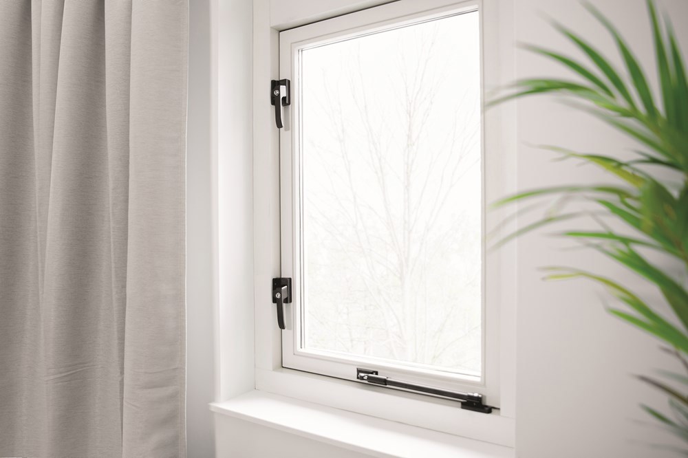 raamsluiting aluminium zwart axa-6