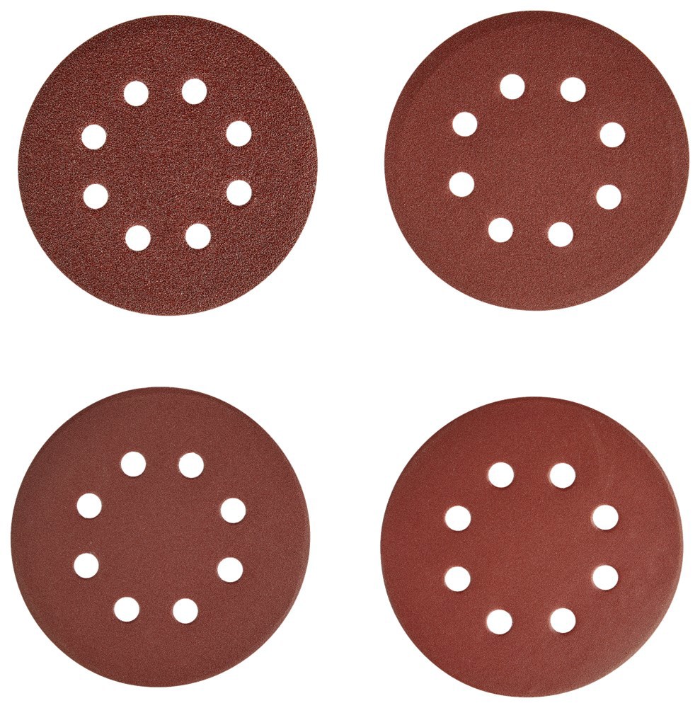 schuurschijfset rood velcro makita-3