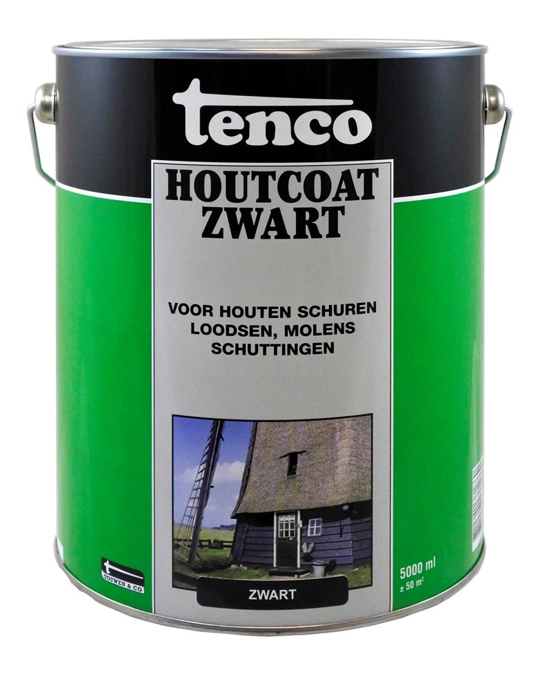 houtcoat zwart tenco