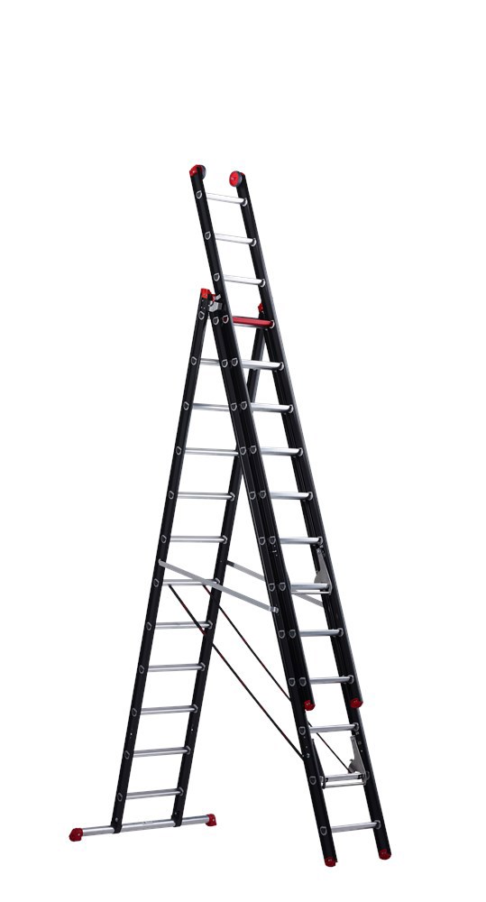 reformladder aluminium zwart altrex