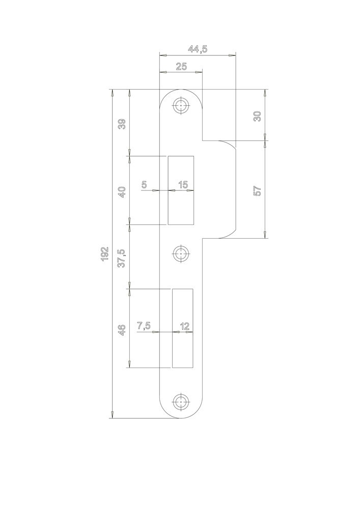 sluitplaat rvs nemef-3