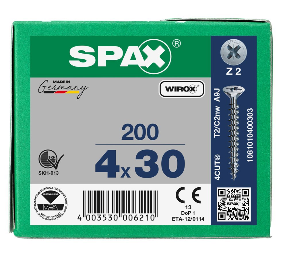 spaanplaatschroef wirox spax-7