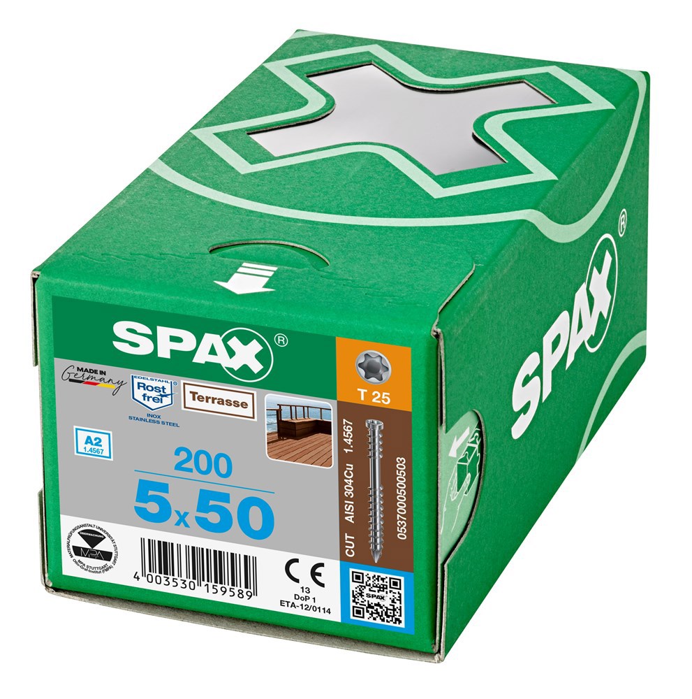 vlonderschroef rvs a2 spax-6