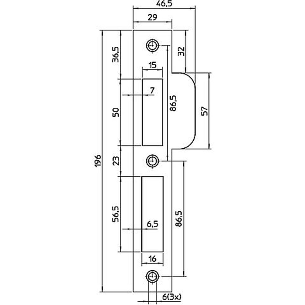 sluitplaat rvs nemef-4