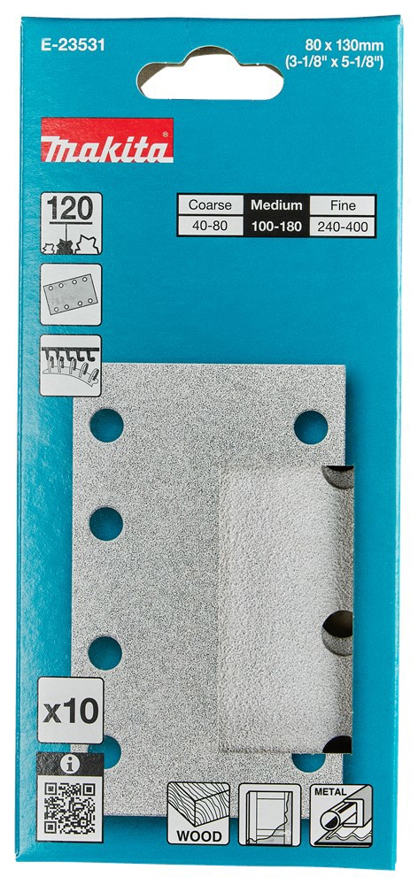 schuurstrook wit velcro makita-7