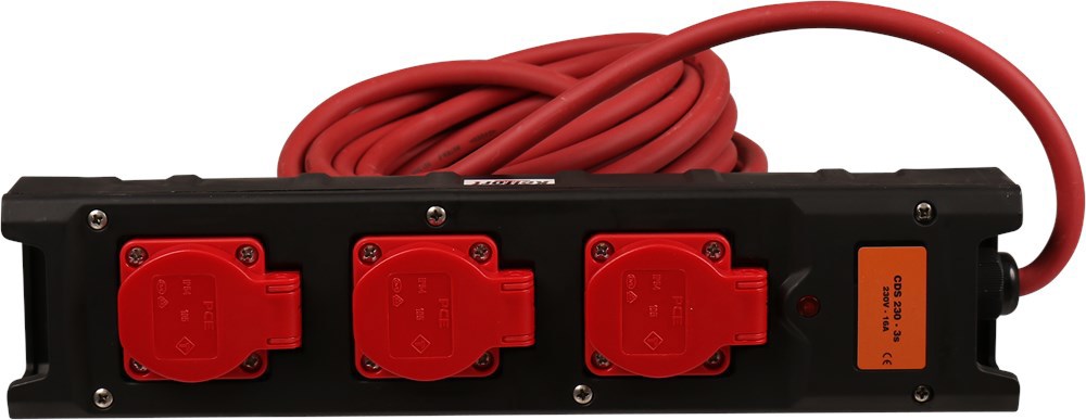 verdeelblok nylon 3-voudig met kabel-3