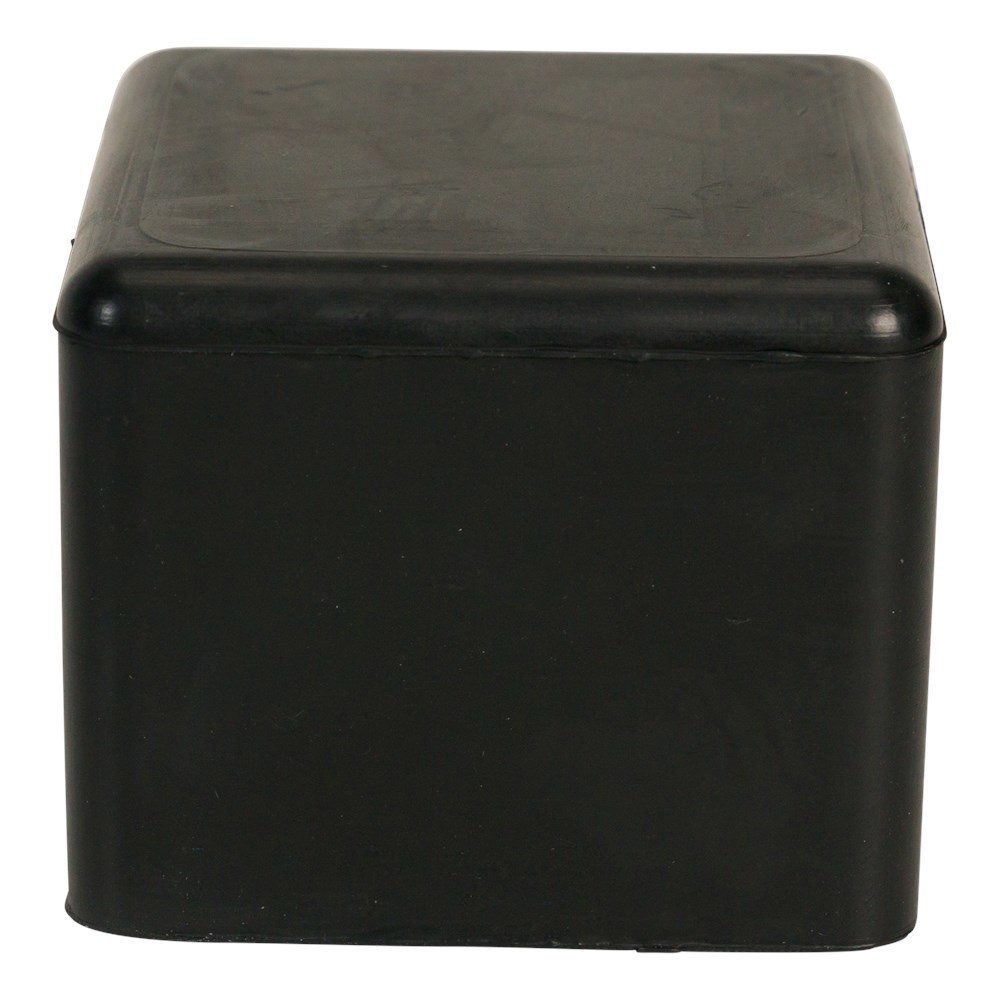 mokerdop rubber zacht zwart