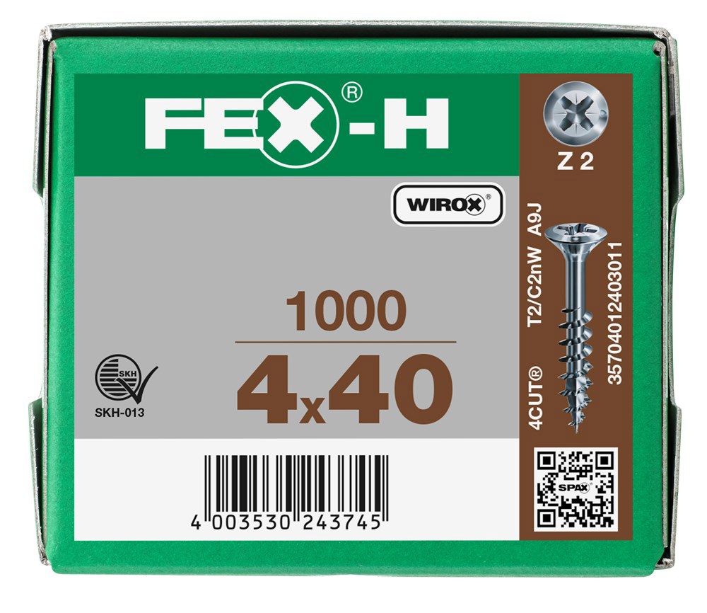 spaanplaatschroef wirox spax-7