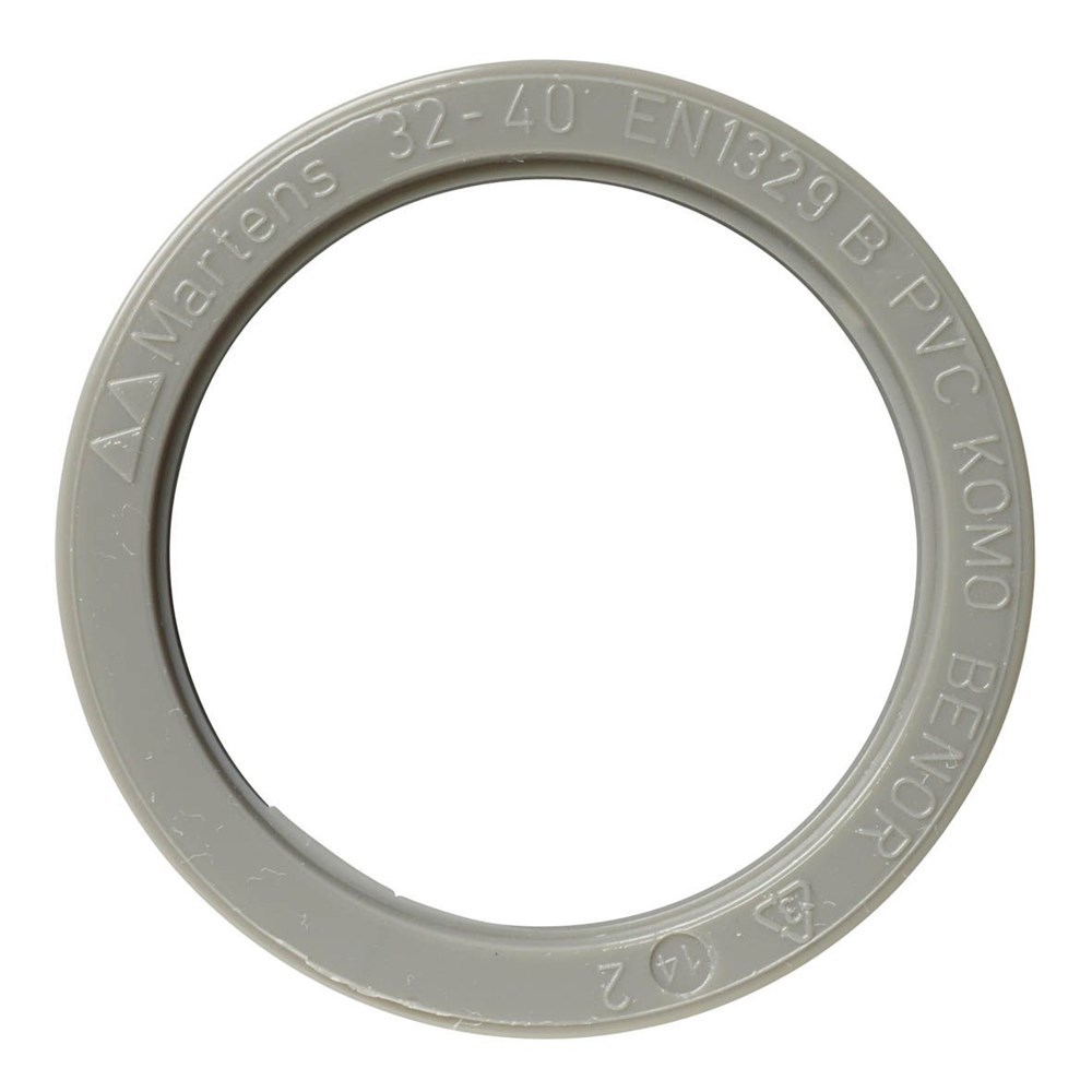 verloopring centrisch pvc grijs rwa-3