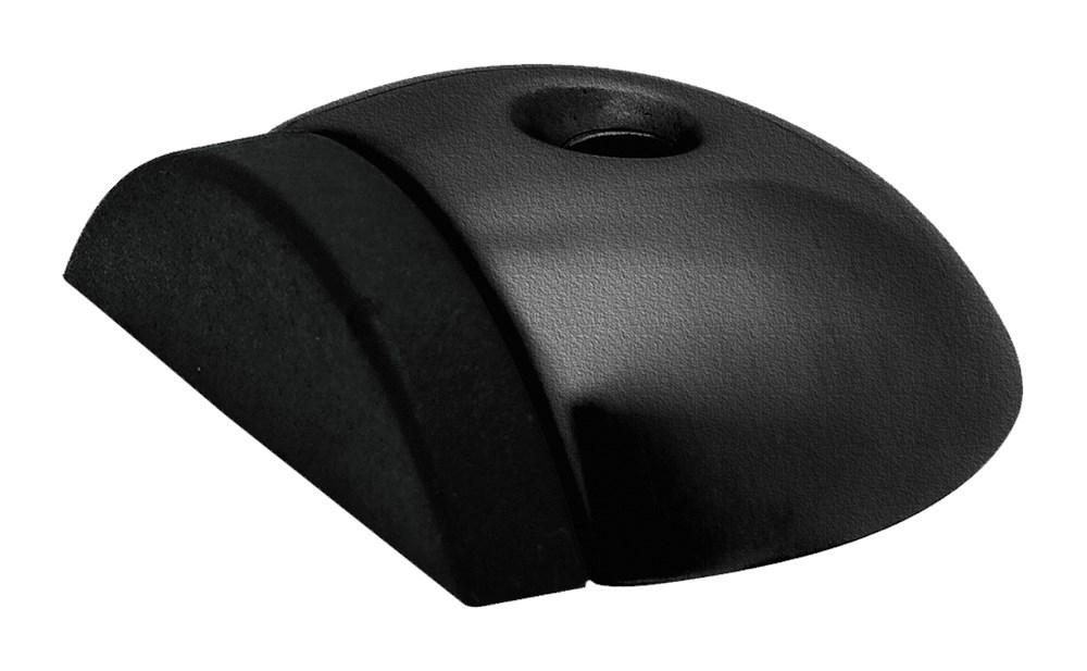 deurbuffer rvs a2 mat zwart oxloc