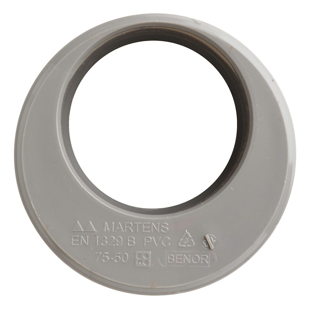 verloopring excentrisch pvc grijs rwa-3