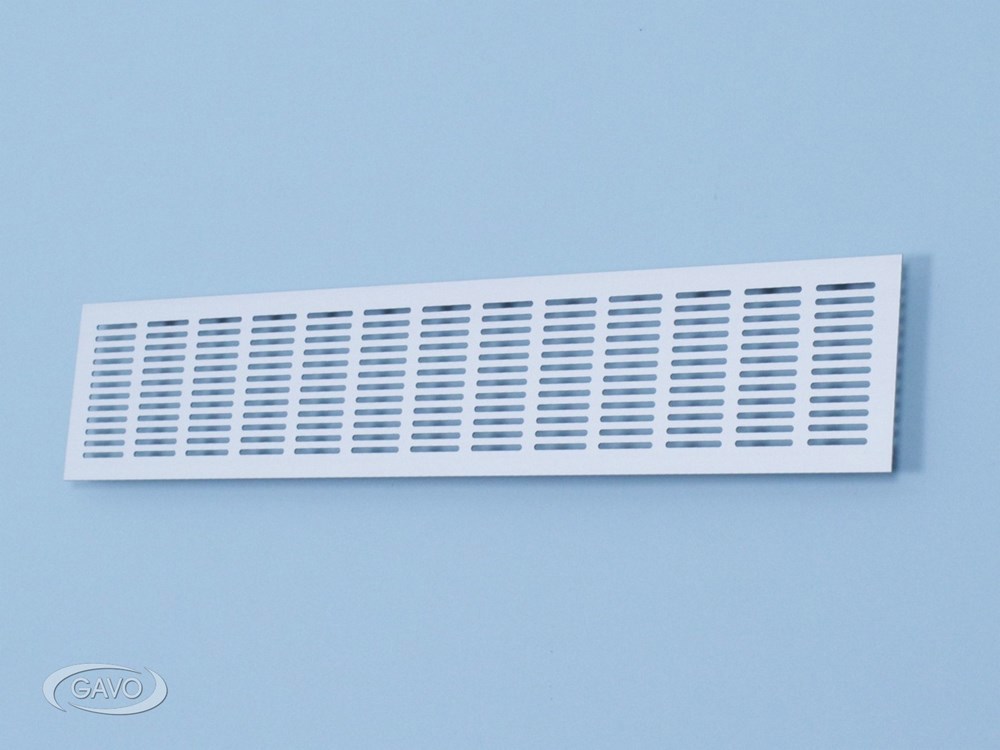ventilatiestrip aluminium wit
