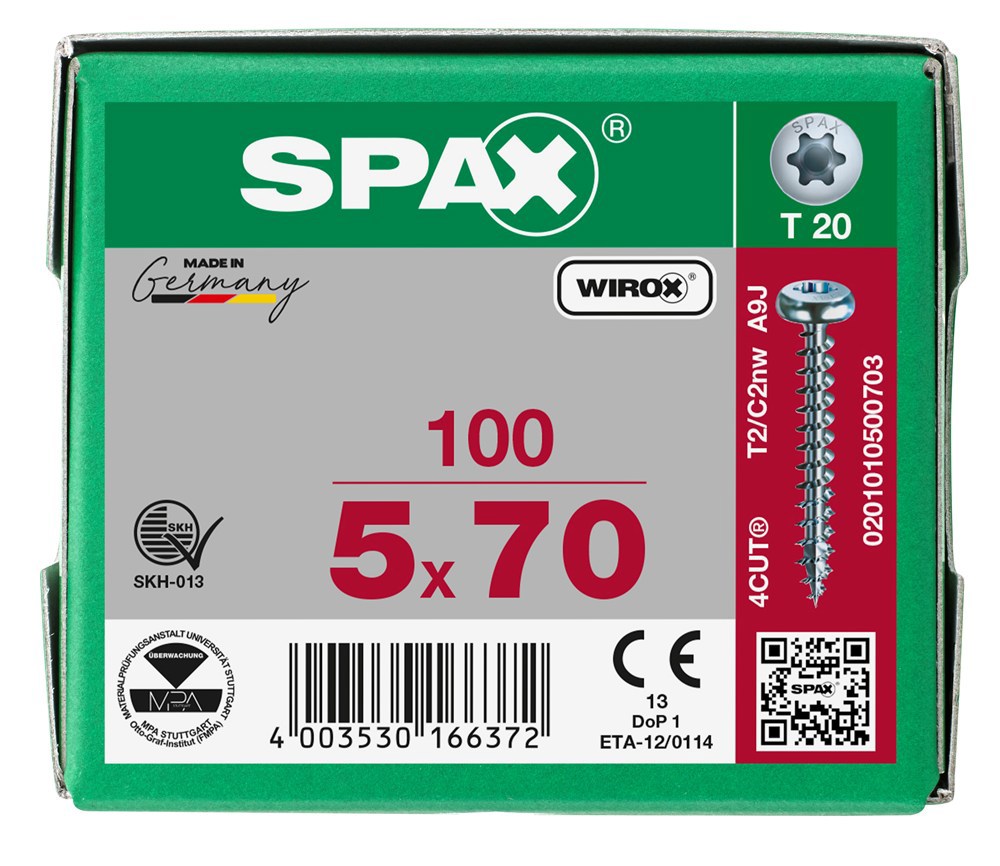 spaanplaatschroef wirox spax-7