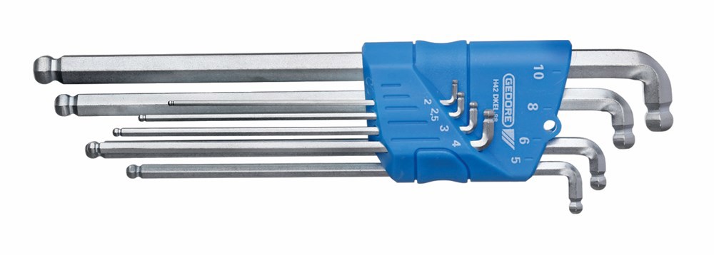 stiftsleutelset kogel metrisch gedore