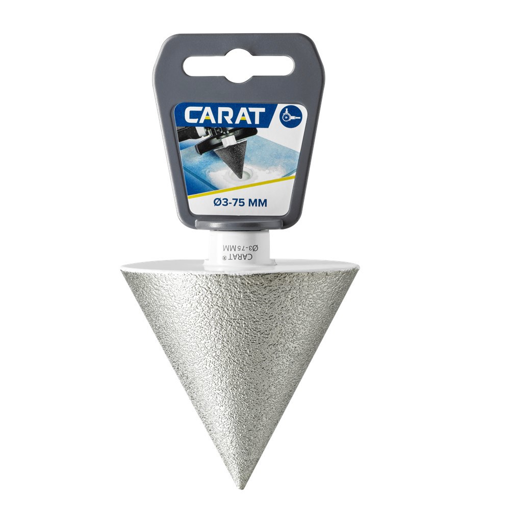 diamantfrees droog conisch carat