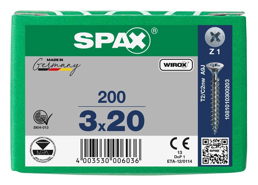 spaanplaatschroef wirox spax-7
