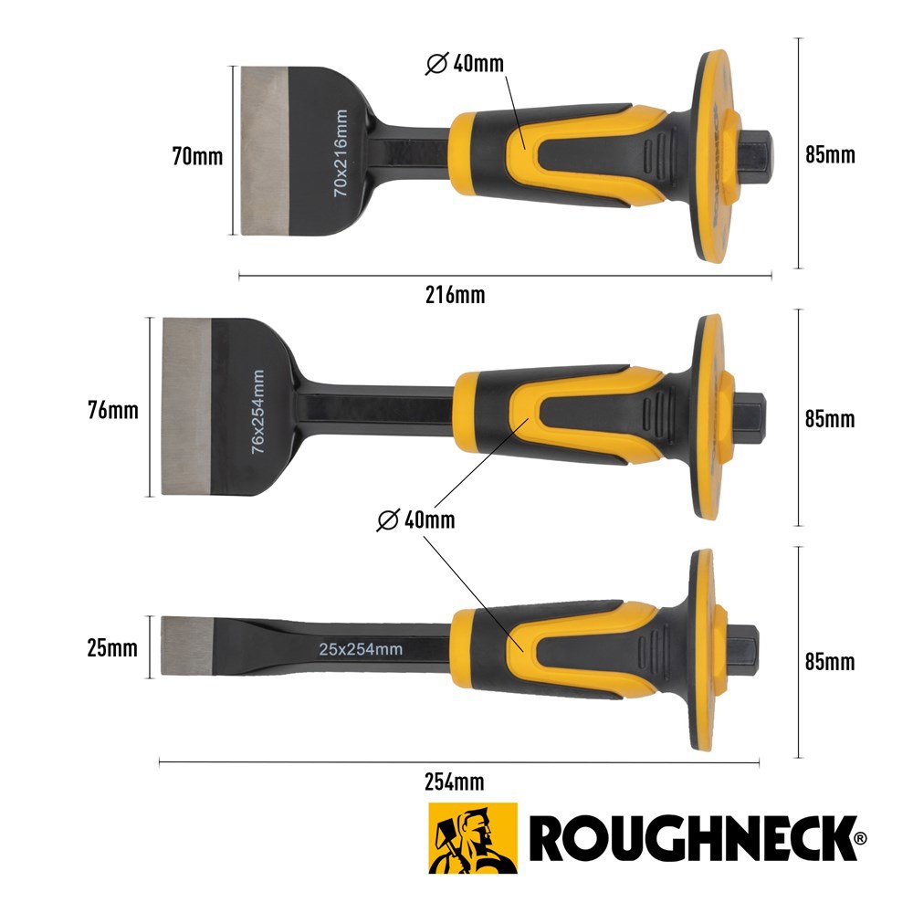 koudbeitelset roughneck-12