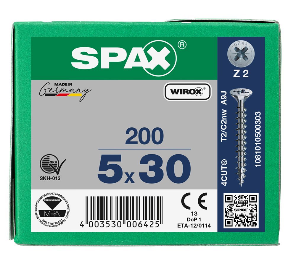 spaanplaatschroef wirox spax-7
