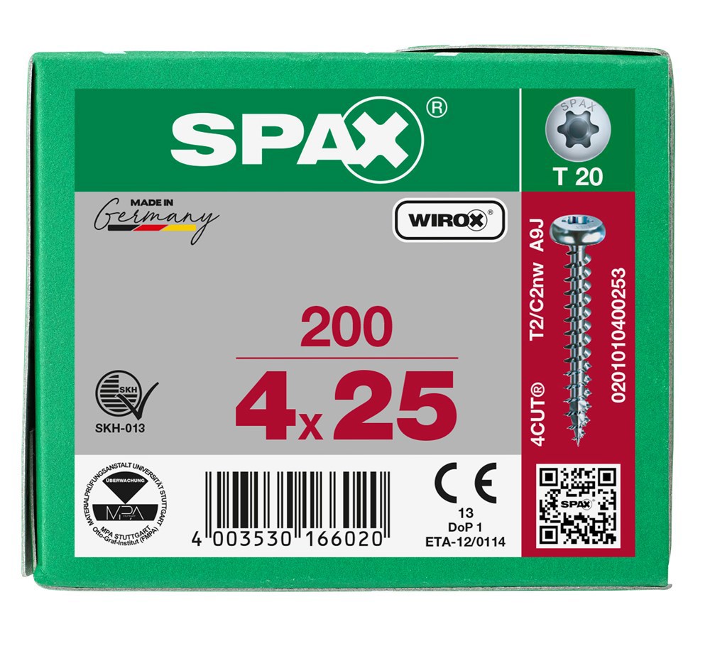 spaanplaatschroef wirox spax-7
