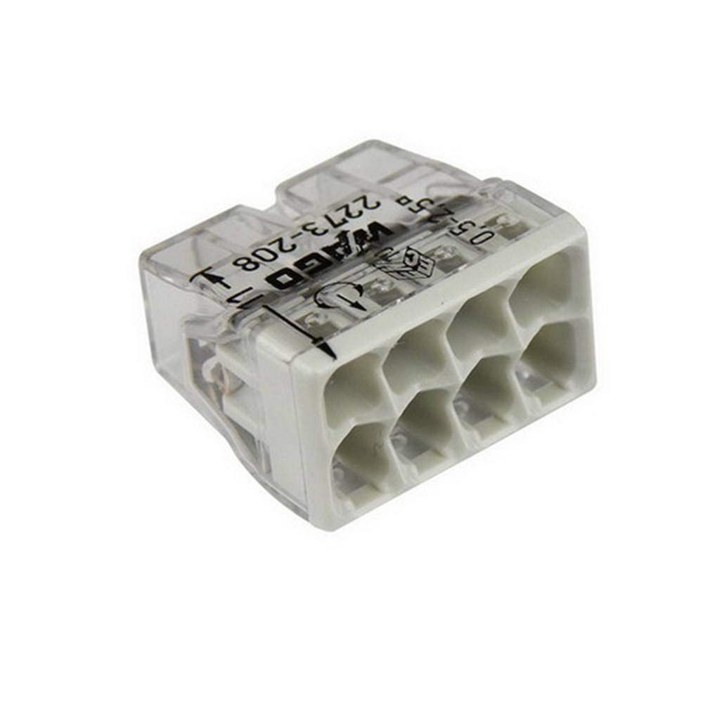 lasklem 8-voudig transparant/grijs wago-3