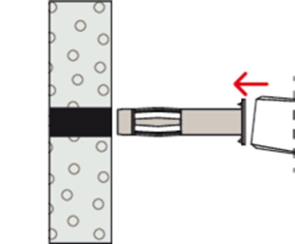 hollewandplug metaal fischer-8