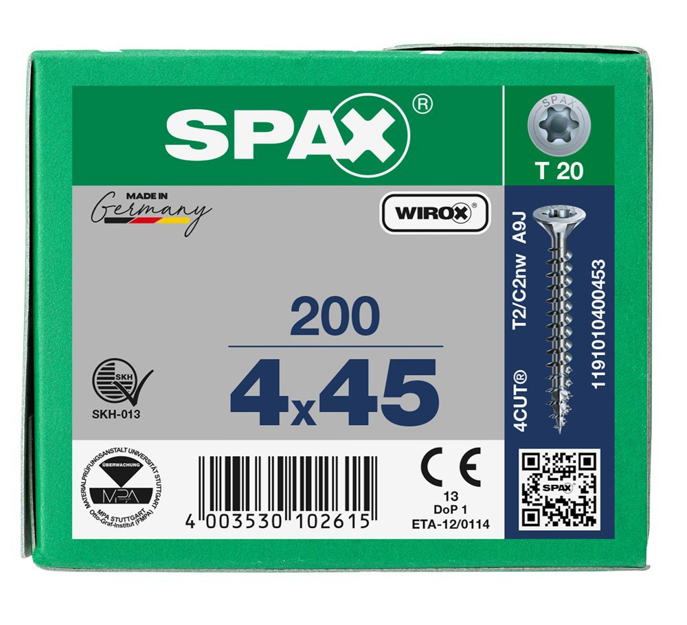 spaanplaatschroef wirox spax-7